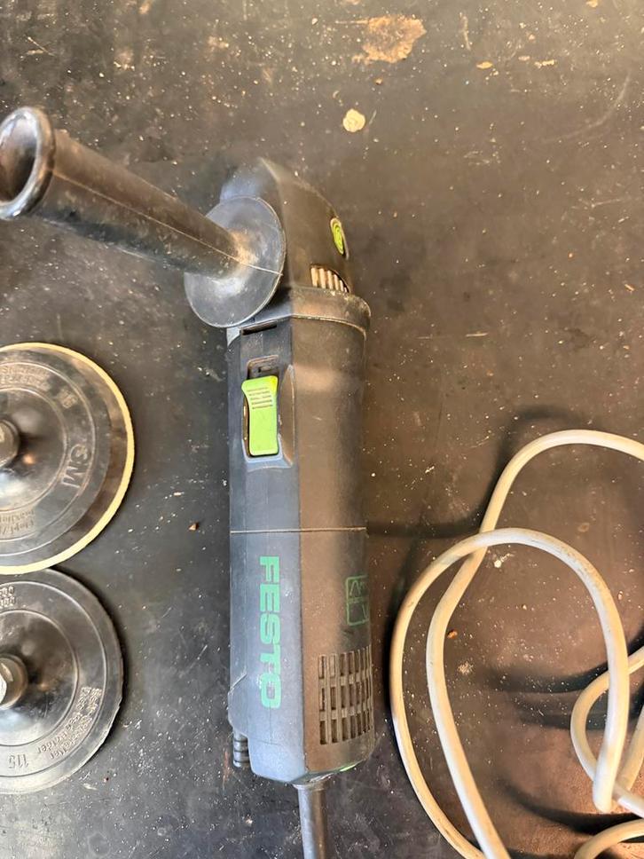 Festo WS 115.05E rote polijstmachine met veel toebehoren, Doe-het-zelf en Verbouw, Gereedschap | Schuurmachines, Gebruikt, Overige typen