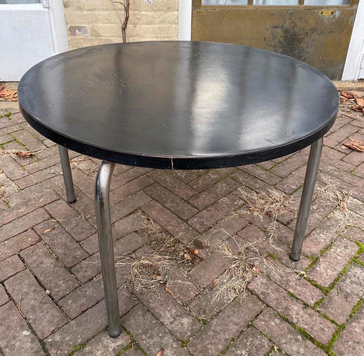 Mies van der Rohe Thonet MR 516 Bauhaus salontafel, Huis en Inrichting, Tafels | Salontafels, Zo goed als nieuw, Minder dan 50 cm