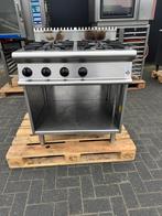 RVS Horeca gasfornuis 4 pits we hebben nog meerdere, 60 cm of meer, Ophalen of Verzenden, Zo goed als nieuw, Gas