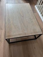 Salontafel Riverdale hout + metaal 120x80x40 salontafel, Ophalen, 100 tot 150 cm, 50 tot 100 cm, Zo goed als nieuw