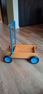 Van Bueren Houten Loopkar, babywalker - Gebruikt, Ophalen, Gebruikt
