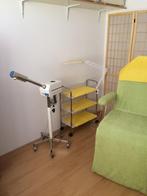 Behandel/massagestoel, vapozone, tabouret + werktafel/lamp, Ophalen, Gebruikt, Overige typen