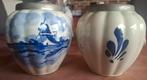 Delfts blauw lepelvaasjes., Antiek en Kunst, Ophalen