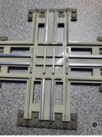 Lego trein 12 Volt grijze rails kruispunt met bielzen., Kinderen en Baby's, Speelgoed | Duplo en Lego, Ophalen of Verzenden, Zo goed als nieuw
