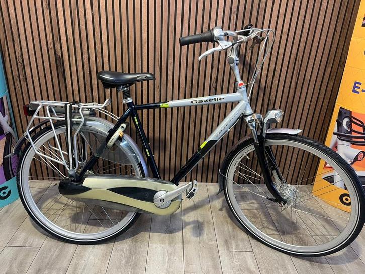 Gazelle Chamonix 28 inch Herenfiets, Fietsen en Brommers, Fietsen | Heren | Herenfietsen, Gebruikt, Gazelle, 53 tot 57 cm, Versnellingen