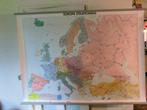Kaart Europa staatkundig, Antiek en Kunst, Antiek | Schoolplaten, Ophalen, Aardrijkskunde