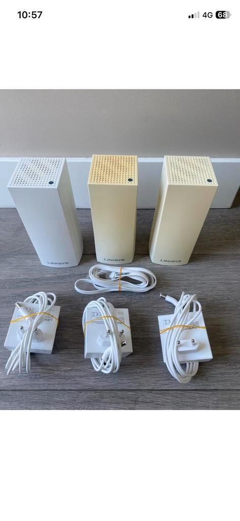 Linksys Velop WHW03 V2 - Mesh WiFi Systeem, Computers en Software, Routers en Modems, Gebruikt, Ophalen of Verzenden