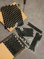 mozaiek tegels hexacon zwart, Nieuw, 20 tot 40 cm, Minder dan 5 m², Wandtegels