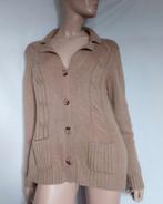 CASSIS Vest , Maat 42 , MERINO WOL , CASHMERE, Kleding | Dames, Verzenden, Zo goed als nieuw, Maat 42/44 (L), Beige