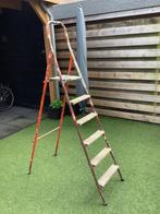 Huishoudtrap klustrap, Doe-het-zelf en Verbouw, Ladders en Trappen, Gebruikt, Trap, Minder dan 2 meter, Ophalen