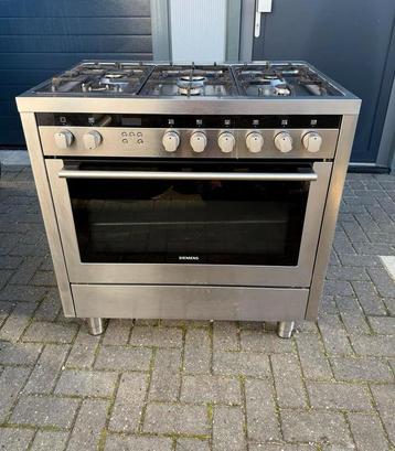 Siemens RVS Gasfornuis 6 Pits - Nette Staat beschikbaar voor biedingen