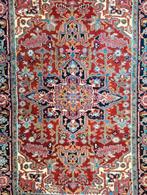 Handgeknoopt Perzisch wol Heriz tapijt medallion 122x178cm, 100 tot 150 cm, Ophalen of Verzenden, Zo goed als nieuw, Onbekend