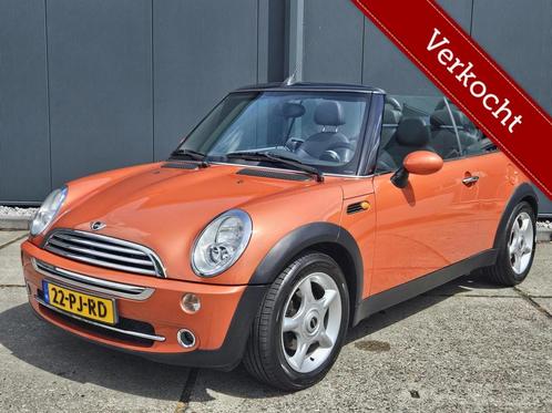 Mini Cabrio 1.6 Cooper Chili | Uniek | Leder, Auto's, Mini, Bedrijf, Cabrio, ABS, Airbags, Airconditioning, Alarm, Boordcomputer