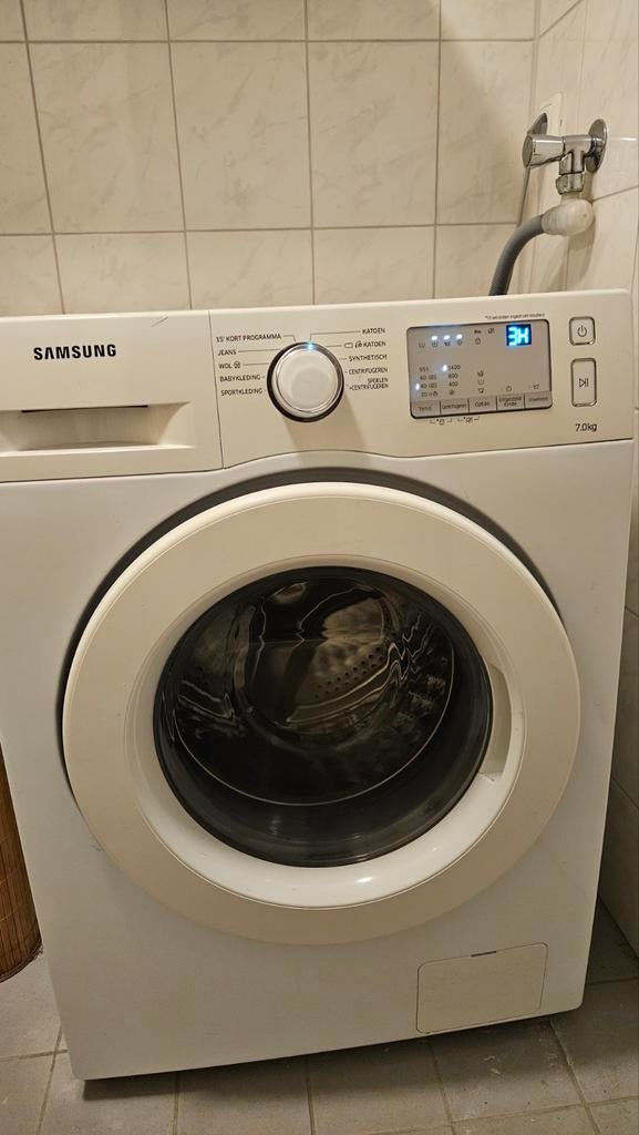 Samsung Wasmachine 7kg, Ophalen, Gebruikt, Wolwasprogramma, Voorlader