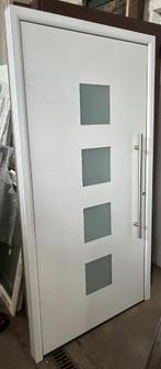 Aluminium voordeur 110 x 210 cm Rechts kleur Wit, 100 tot 120 cm, Nieuw, Ophalen of Verzenden, Buitendeur