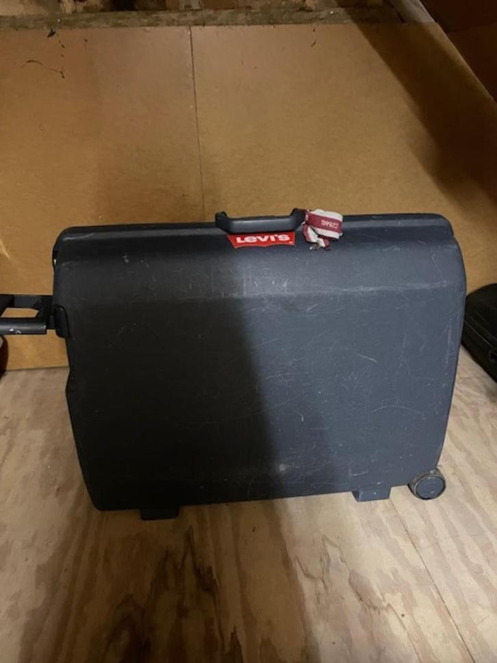 Koffer Royal Traveller blauw, Sieraden, Tassen en Uiterlijk, Koffers, Gebruikt, Hard kunststof, Slot, Wieltjes, Ophalen