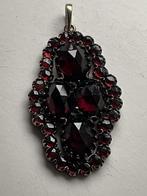 antiek victoriaans vergulde hanger & boheemse granaten, Sieraden, Tassen en Uiterlijk, Ophalen, Goud, Hanger, Verguld