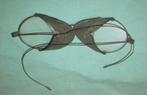 Antieke bril met zijvlakken van gaas, Ophalen of Verzenden