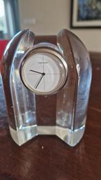 Royal Leerdam kristallen klokje - Siem van der Marel, Ophalen of Verzenden, Gebruikt, Analoog, Wekker of Tafelklok