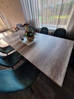 Eettafel met 6 stoelen, Huis en Inrichting, Ophalen, Gebruikt, 50 tot 100 cm, 150 tot 200 cm