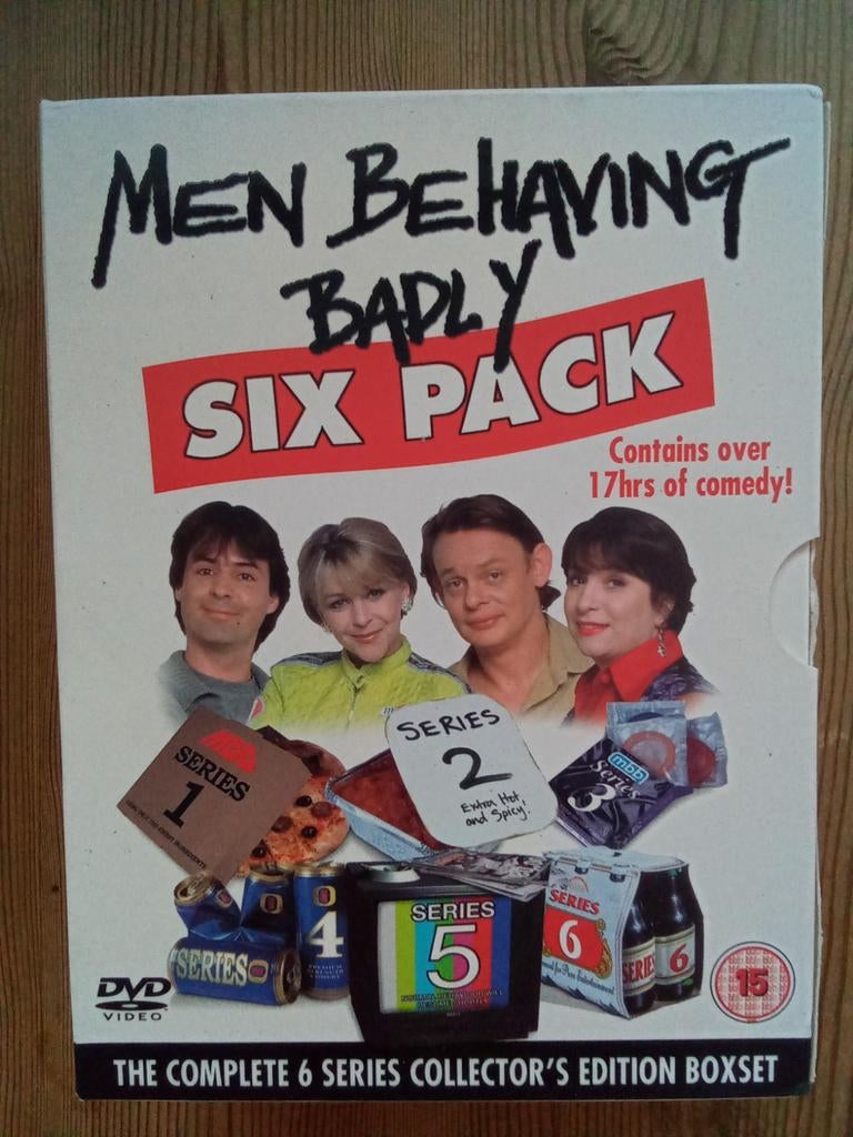 Men Behaving Badly  Six Pack serie 1 -6 import geen subtitle, Cd's en Dvd's, Ophalen of Verzenden, Zo goed als nieuw, Komedie