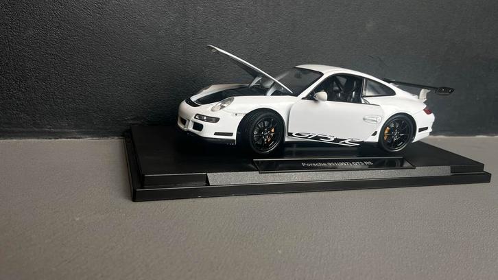 Porsche 911 (997) GT3 RS - 1/18 Modelauto, Hobby en Vrije tijd, Modelauto's | 1:18, Zo goed als nieuw, Auto, Overige merken, Ophalen of Verzenden