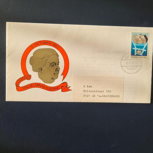 Nederlandse Eerste Dag Enveloppe 1983 Koningin Wilhelmina, Postzegels en Munten, Postzegels | Eerstedagenveloppen, Beschreven