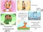 Fursuit art commisions, Hobby en Vrije tijd, Overige Hobby en Vrije tijd, Verzenden, Nieuw