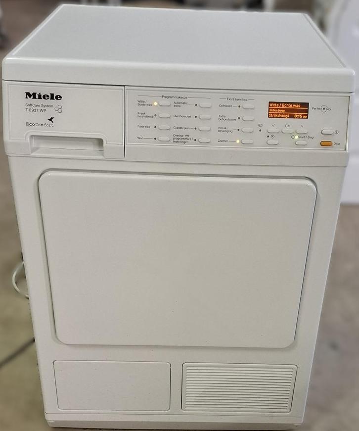 Zeer nette Miele A++ Warmtepompdroger bezorging 25 km, Witgoed en Apparatuur, Wasdrogers, Zo goed als nieuw, Overige typen, Voorlader