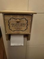 Landelijke wc rolhouder met opberglade, Minder dan 50 cm, Minder dan 50 cm, Ophalen of Verzenden, Zo goed als nieuw