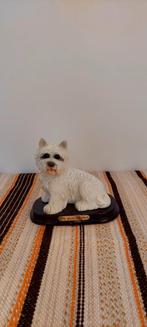 Beeld Hond West Highland White Terriër Westie 18.5 x 11.5 cm, Ophalen of Verzenden, Zo goed als nieuw, Dier