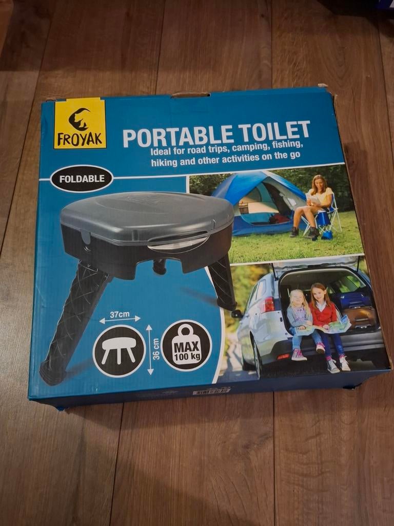 Portable en inklapbaar toilet nieuw in doos, Ophalen of Verzenden