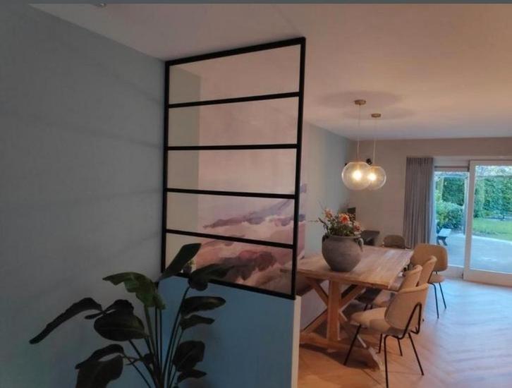 Stalen raam met glas - 150x105 cm, Doe-het-zelf en Verbouw, Glas en Ramen, Nieuw, Gevelraam of Ruit, Ophalen of Verzenden