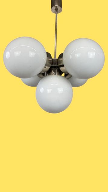 Vintage sputnik hamglamp jaren 60 70 Napako beschikbaar voor biedingen