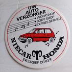 Oude sticker.  NIECAR HONDA.   Exclusief Dealer., Ophalen of Verzenden