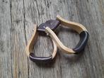 Houten western stijgbeugels met leder NIEUW, Ophalen of Verzenden, Nieuw, Western
