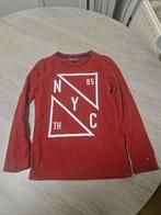 Longsleeve maat 128 tommy hilfiger donkerrood, Kinderen en Baby's, Jongen, Tommy Hilfiger, Gebruikt, Ophalen of Verzenden