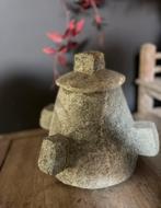Oude Sabbat Madhaleh voedsel stone pot joods, Antiek en Kunst, Ophalen of Verzenden