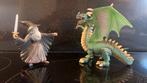 Schleich Gandalf Tovenaar met Schleich Draak, Ophalen of Verzenden, Zo goed als nieuw