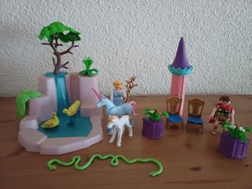 Playmobil magische eenhoorns bij de waterval. beschikbaar voor biedingen