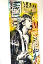 Schilderij Kurt Cobain, Huis en Inrichting, Woonaccessoires | Schilderijen, Tekeningen en Foto's, Nieuw, Schilderij, Ophalen of Verzenden