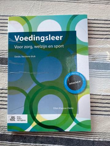 Voedingsleer voor zorg , welzijn en sport. beschikbaar voor biedingen