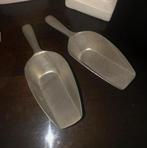 Set van 2 vintage metalen scheppen 185 mm – Made in Greece, Huis en Inrichting, Ophalen of Verzenden, Gebruikt