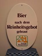 Emaille bord, Verzamelen, Biermerken, Ophalen of Verzenden, Zo goed als nieuw, Reclamebord, Plaat of Schild, Overige merken