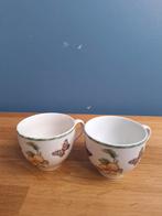 JBS Fruit & Flowers Kopjes - Set van 2, Huis en Inrichting, Keuken | Servies, Ophalen of Verzenden, Zo goed als nieuw, Overige stijlen