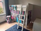 Bed kind hoogslaper (half hoogslaper) Bopita Wit, Ophalen, Gebruikt, Hoogslaper