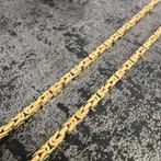 18k gouden ketting koningsketting massief 80 cm, Ophalen of Verzenden, Nieuw, Goud