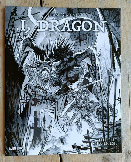 I, Dragon -The End of Genesis deel 1 SC (engels) B&W, Boeken, Strips | Comics, Zo goed als nieuw, Eén comic, Amerika, Ophalen of Verzenden
