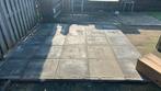 Gratis grote tuintegels 25 stuks 60x60 omgeveer 10m2, Tuin en Terras, Tegels en Klinkers, Ophalen, Zo goed als nieuw, Beton, Terrastegels