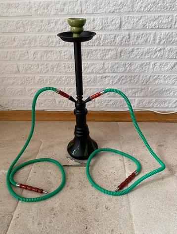 Waterpijp Shisha Green Devil – 57 cm hoog – 2 slangen  beschikbaar voor biedingen